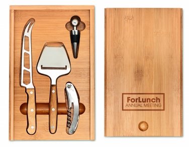 Logotrade corporate gift picture of: Cheese and wine set