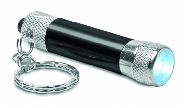 Logo trade promotional gift photo of: Aluminium torch with key ring