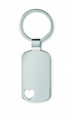 Logo trade promotional gift photo of: Key ring with heart detail Jūrmala