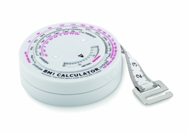 Logo trade promotional merchandise image of: BMI measuring tape
