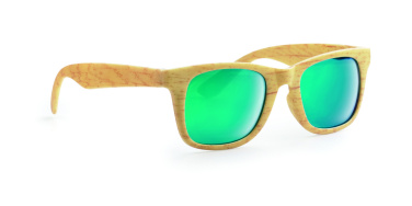 Logotrade promotional giveaway picture of: Wooden look sunglasses MAARDU