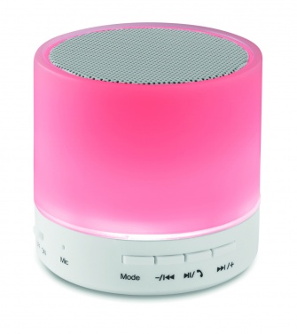 Logotrade promotional product picture of: Round wireless speaker LED