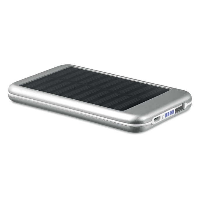 Logo trade promotional merchandise photo of: 4000 mAH solar powerbank