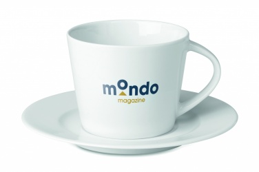 Logotrade business gift image of: Cappuccino cup and saucer