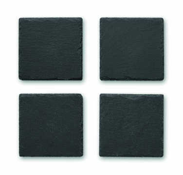 Logotrade corporate gift image of: Slate coasters with EVA bottom