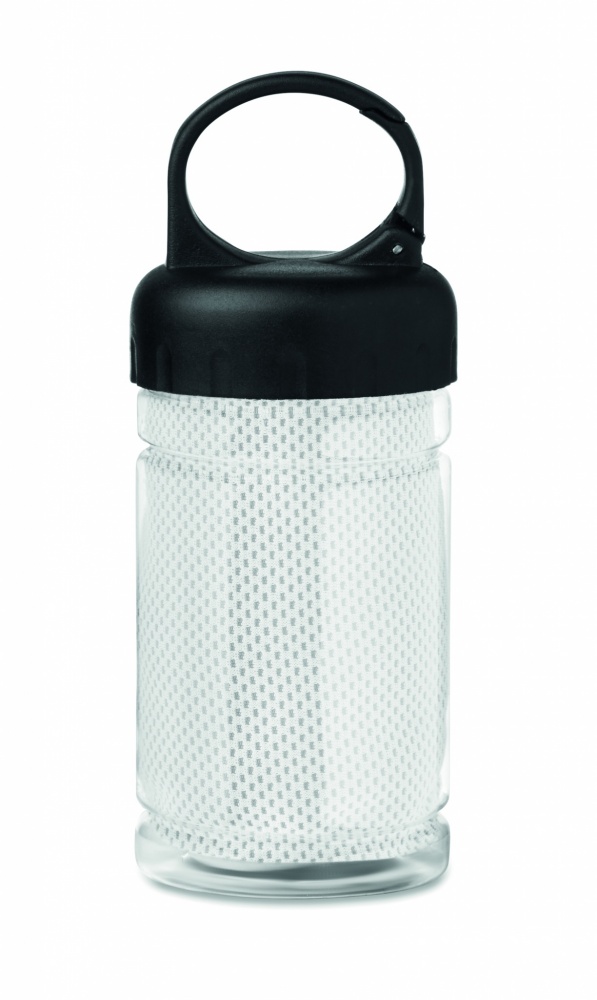 Logo trade corporate gift photo of: Cooling towel in PET bottle