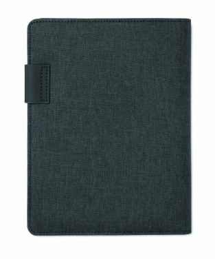 Logotrade promotional item picture of: A5 folder with power bank