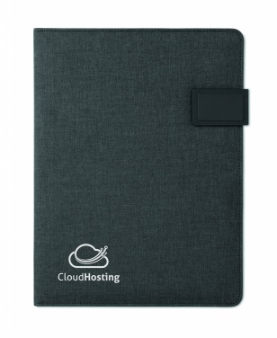 Logo trade advertising product photo of: A4 folder with power bank