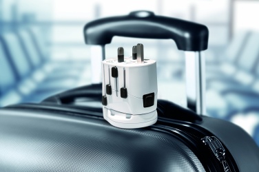 Logo trade promotional gifts image of: PRO World & USB. 3-pole