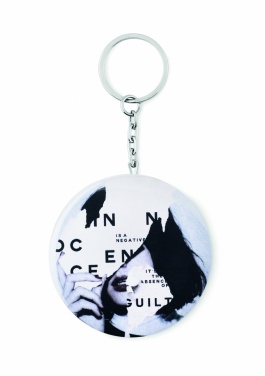 Logo trade promotional merchandise photo of: Key ring with bottle opener Madona