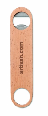 Logotrade corporate gift image of: Wooden bottle opener
