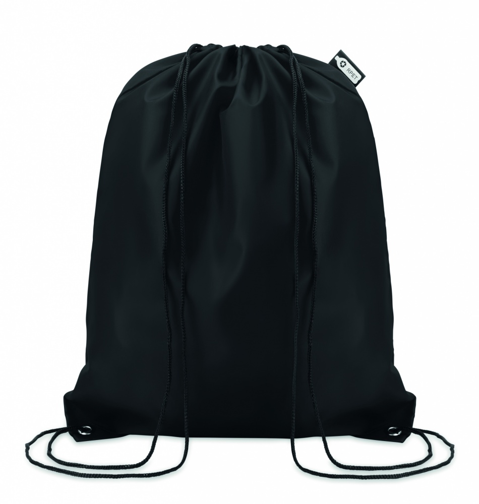 Logo trade advertising products image of: 190T RPET drawstring bag
