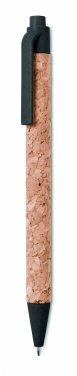Logotrade promotional giveaway image of: Cork/ Wheat Straw/ABS ball pen