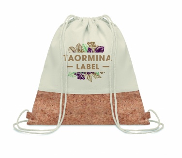 Logo trade promotional merchandise photo of: 160gr/m² cotton drawstring bag