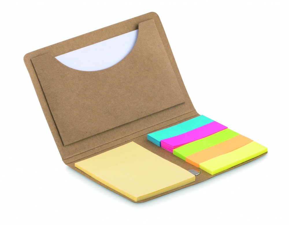 Logo trade corporate gifts picture of: Card holder with memo set
