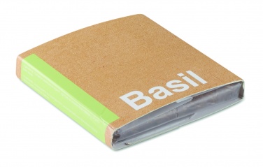 Logotrade promotional giveaway picture of: Compost with seeds "BASIL"