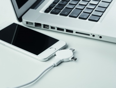 Logo trade corporate gift photo of: 3 in 1 cable adapter