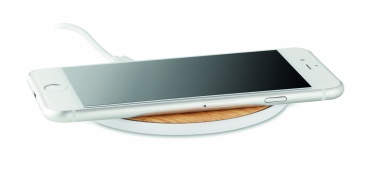 Logo trade promotional merchandise image of: Wireless charger round 5W TISPAD