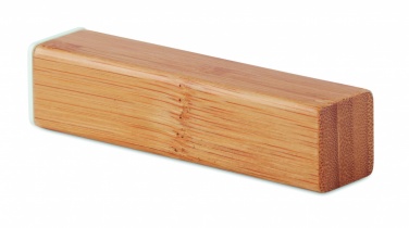 Logotrade advertising product image of: Power bank bamboo 2200 mAh POWERBAM