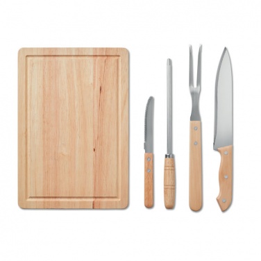 Logo trade promotional gifts image of: Set of 4 BBQ Grilling accessori