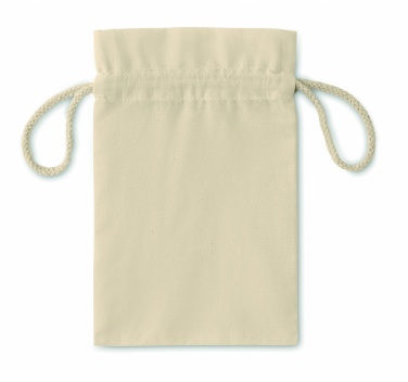 Logo trade promotional product photo of: Small Cotton draw cord bag