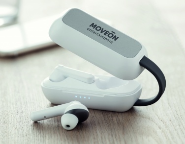 Logotrade promotional gifts photo of: TWS wireless charging earbuds