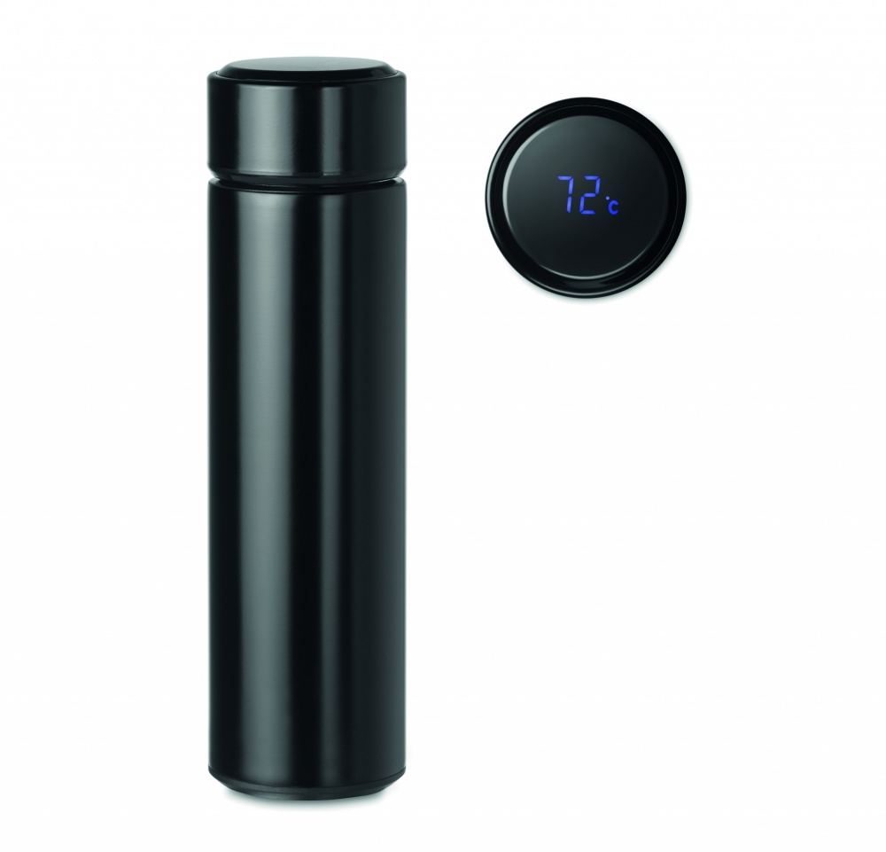 Logo trade corporate gift photo of: Bottle with touch thermometer