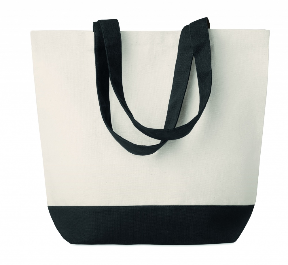 Logo trade promotional merchandise photo of: Canvas beach bag 280gr/m2