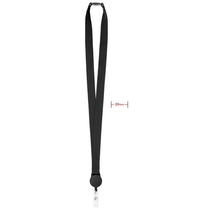 Logotrade business gift image of: Lanyard retractable clip