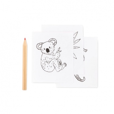 Logo trade promotional giveaways image of: Colouring set