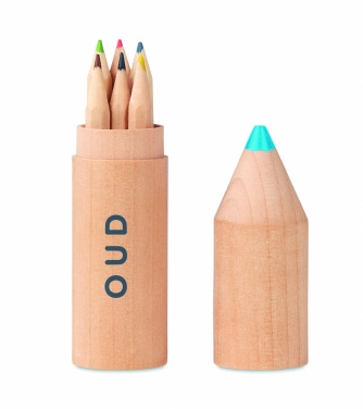 Logotrade advertising product image of: 6 pencils in wooden box