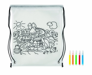 Logotrade advertising product image of: Non woven kids bag with pens