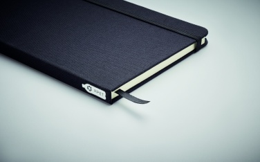 Logo trade promotional gift photo of: A5 RPET notebook 80 lined