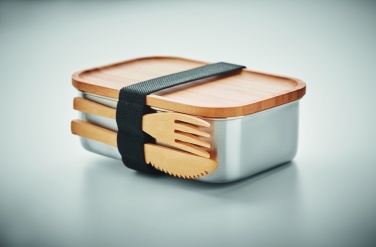 Logotrade promotional gift picture of: Stainless steel lunchbox 600ml