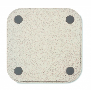 Logo trade corporate gifts picture of: Hub charger wheat straw/ABS 5W