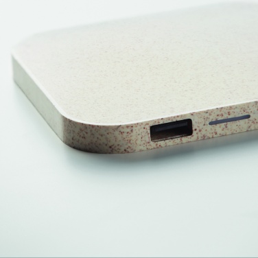 Logo trade advertising products picture of: Hub charger wheat straw/ABS 5W