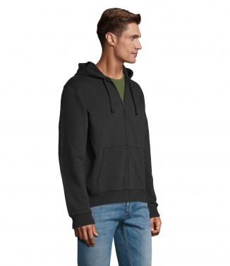 Logo trade promotional merchandise image of: SPIKE MEN ZIP HOODIE SWEAT