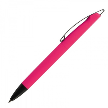 Logotrade advertising products photo of: Metal ballpen soft touch BRESCIA