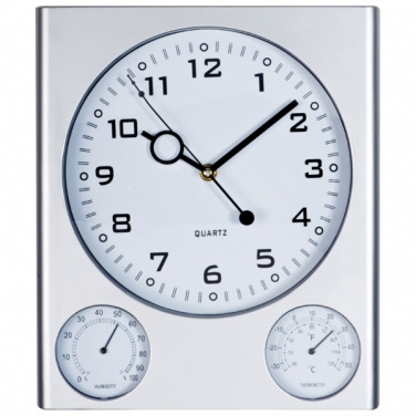 Logo trade corporate gifts image of: Plastic wall clock DEN HAAG