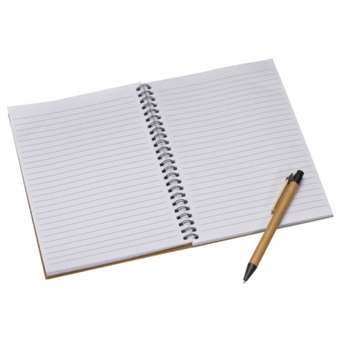 Logotrade promotional merchandise picture of: A5 ECO Notepad KENTWOOD