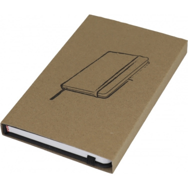 Logo trade promotional products image of: A6 note book LUBECK