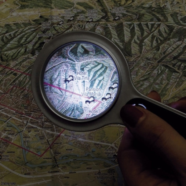 Logotrade business gift image of: Magnifying glass with LED GLOUCESTER