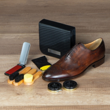 Logo trade promotional gifts image of: Shoe polish set CANNES