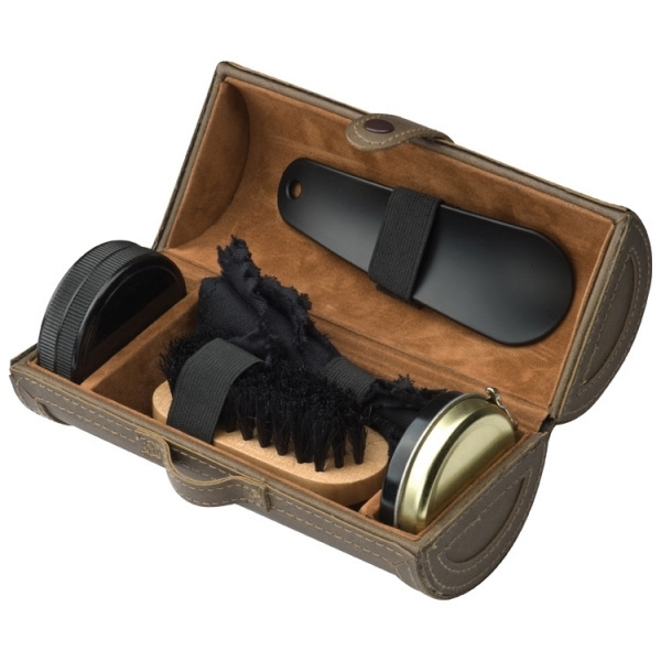 Logo trade corporate gifts image of: Shoe polish roll GRENOBLE