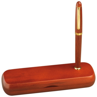 Logo trade promotional merchandise image of: Rosewood writing set OXFORD