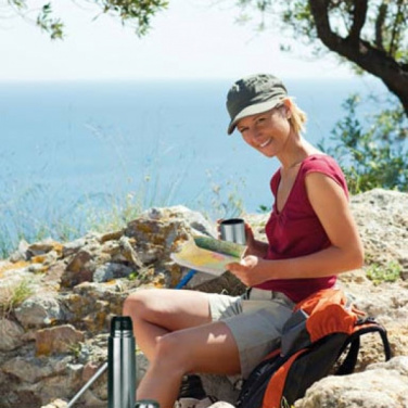 Logotrade promotional products photo of: Stainless steel isolating flask VIRGINIA BEACH 100 ml