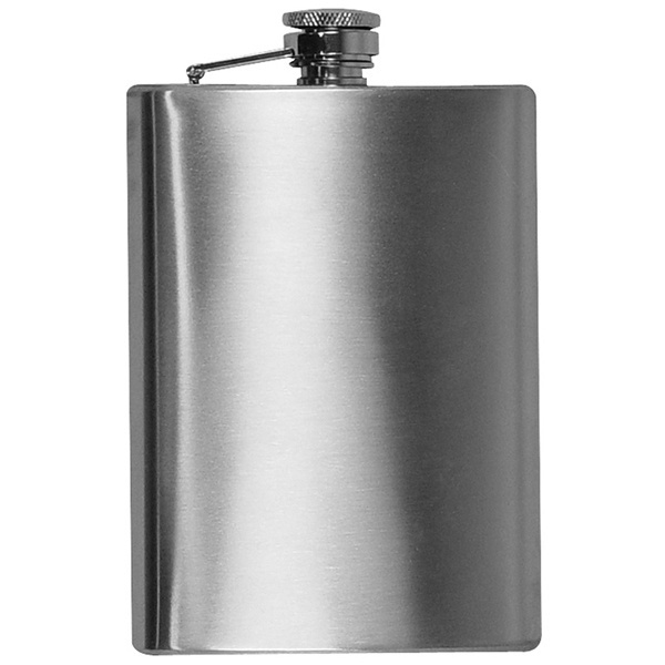 Logotrade promotional gift image of: Stainless steel hip flask KANSAS CITY 237 ml