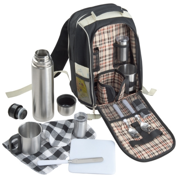 Logotrade promotional gift image of: Luxurious picnic backpack with cool bag GEORGIA