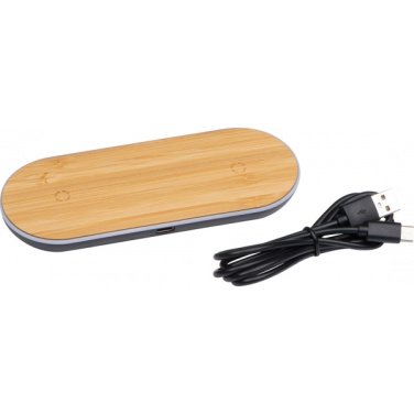 Logo trade promotional merchandise image of: Charging station NASSAU