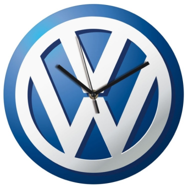 Logo trade business gifts image of: Wall clock with allover clock face VENICE